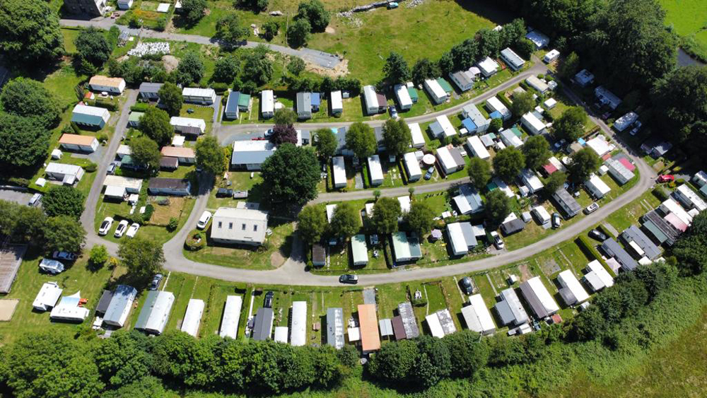 Vue du camping - nature et emplacements